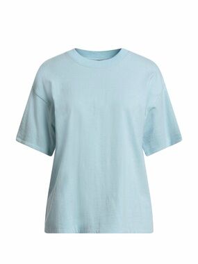 $800 BOTTEGA VENETA BLUE DOUBLE LAYER T-SHIRT SIZE S